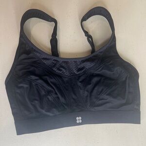 Sweaty Betty Ultra Sports Bra Black High Impact Adjustable 32D
